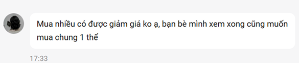 Tin nhắn Zalo từ khách hàng Thái Âm
