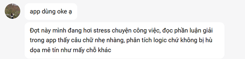Tin nhắn Zalo từ khách hàng Thái Âm