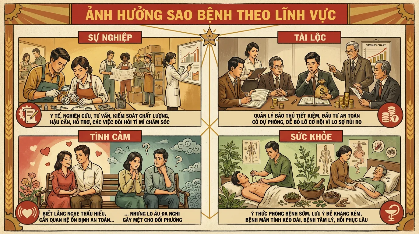 Ảnh Hưởng Theo Lĩnh Vực