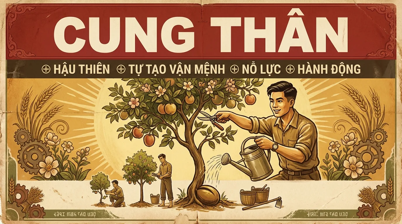 Cung Thân Trong Tử Vi, Hành Trình Tự Tạo Vận Mệnh