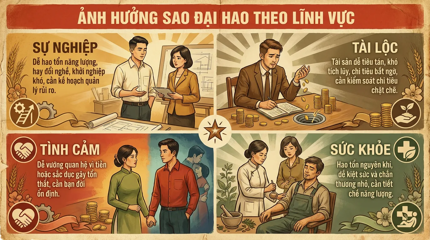 Ảnh Hưởng Theo Lĩnh Vực