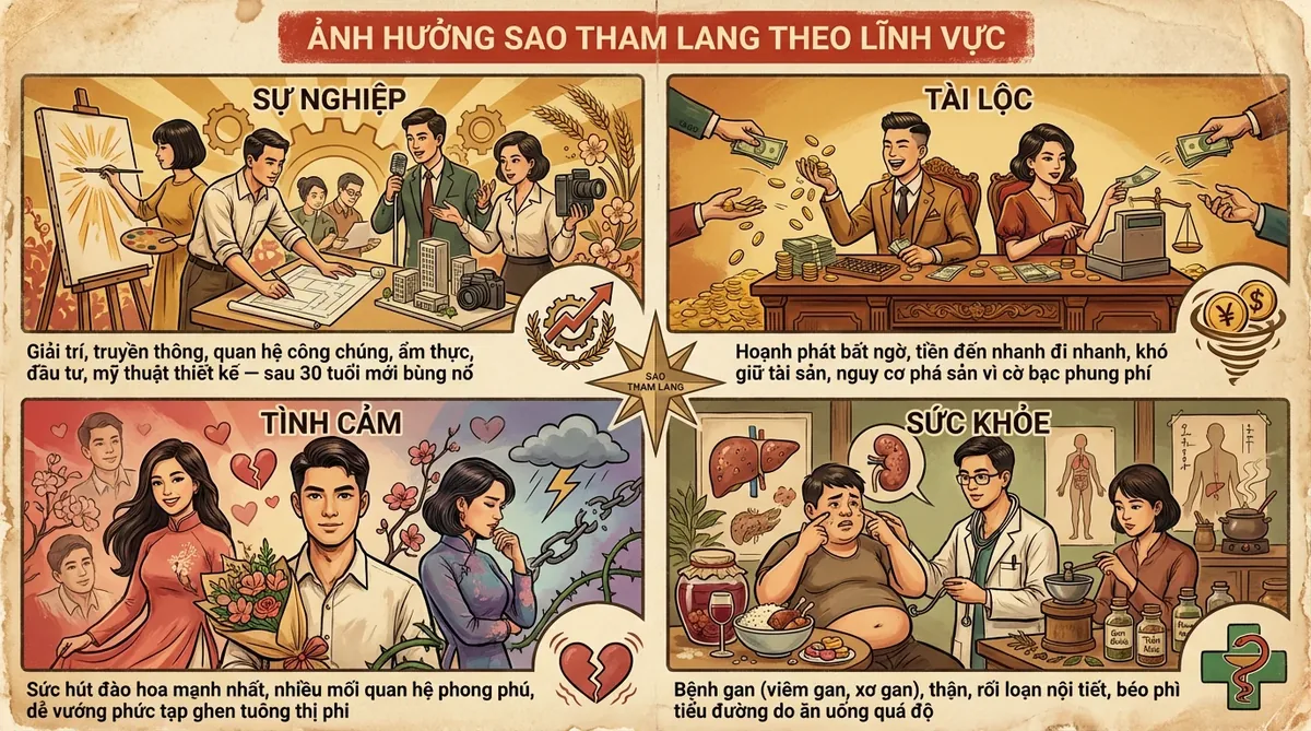 Ảnh Hưởng Theo Lĩnh Vực