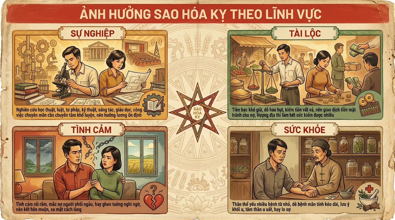 Ảnh Hưởng Theo Lĩnh Vực