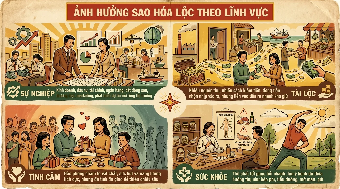Ảnh Hưởng Theo Lĩnh Vực