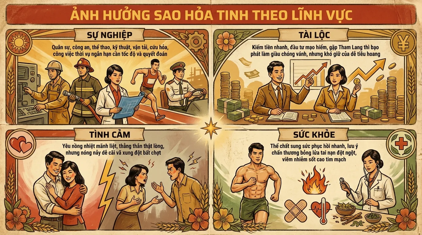 Ảnh Hưởng Theo Lĩnh Vực