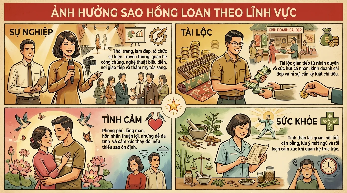 Ảnh Hưởng Theo Lĩnh Vực