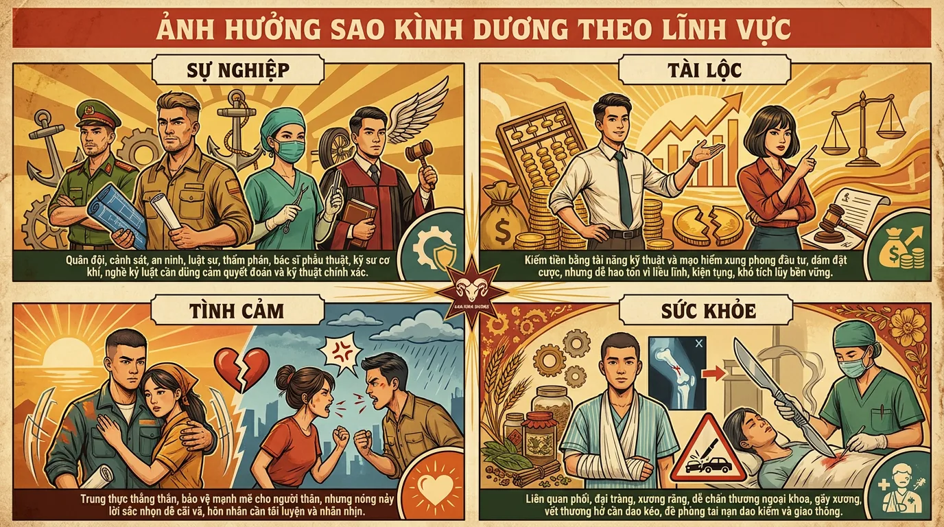 Ảnh Hưởng Theo Lĩnh Vực
