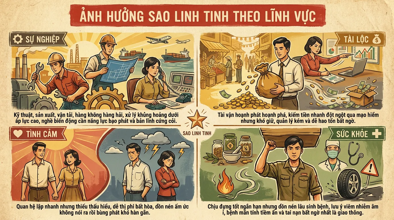Ảnh Hưởng Theo Lĩnh Vực