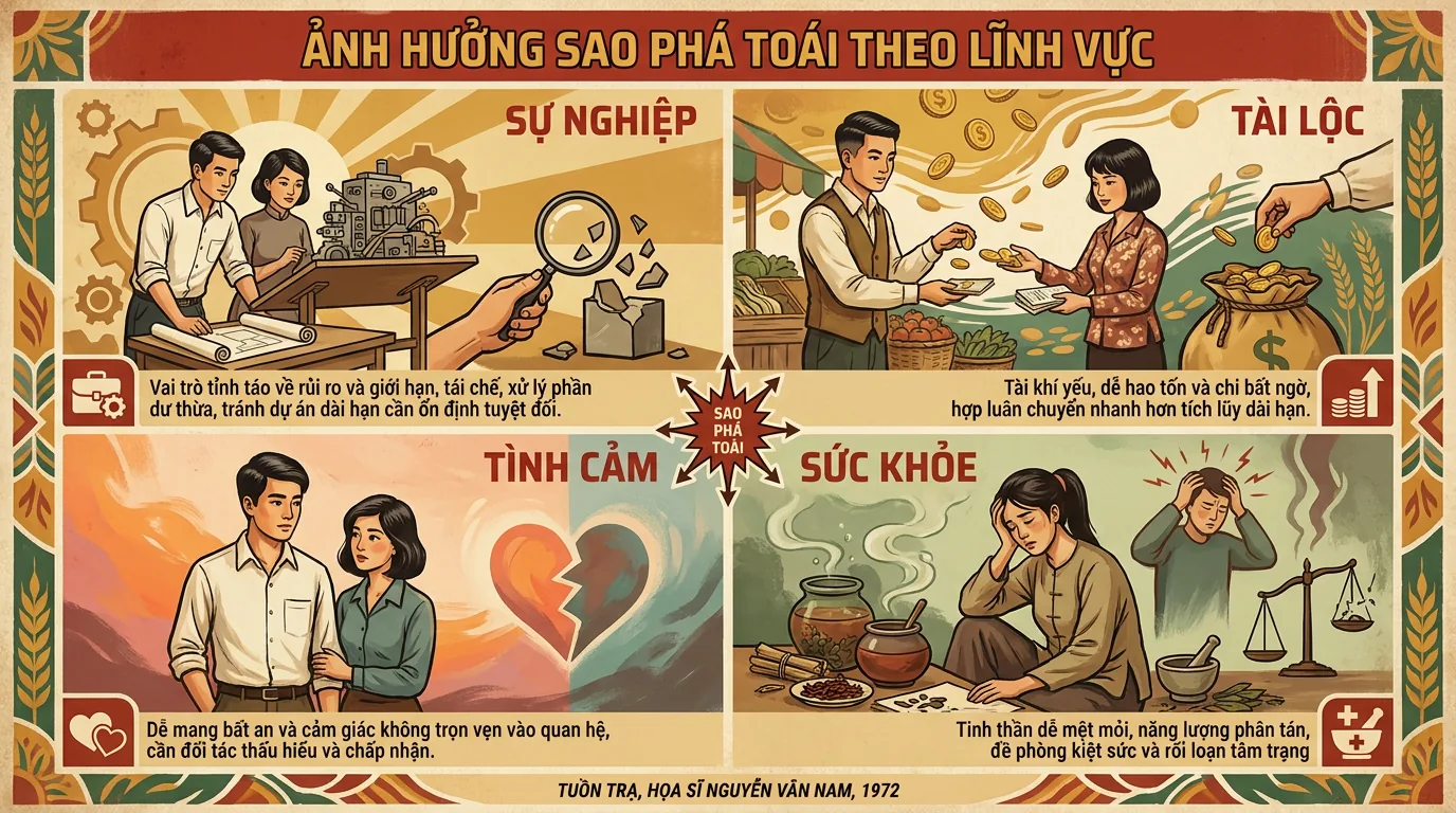 Ảnh Hưởng Theo Lĩnh Vực