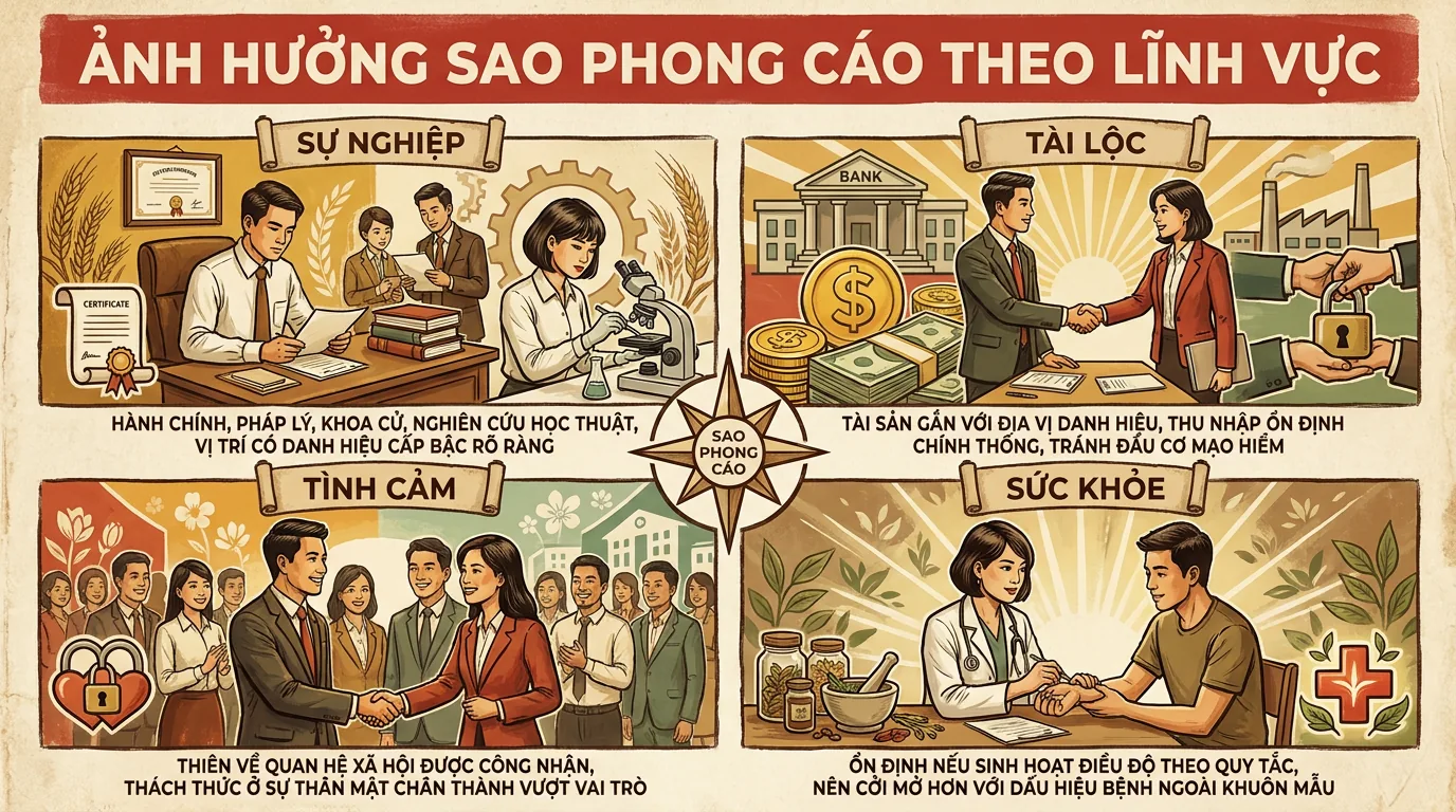 Ảnh Hưởng Theo Lĩnh Vực