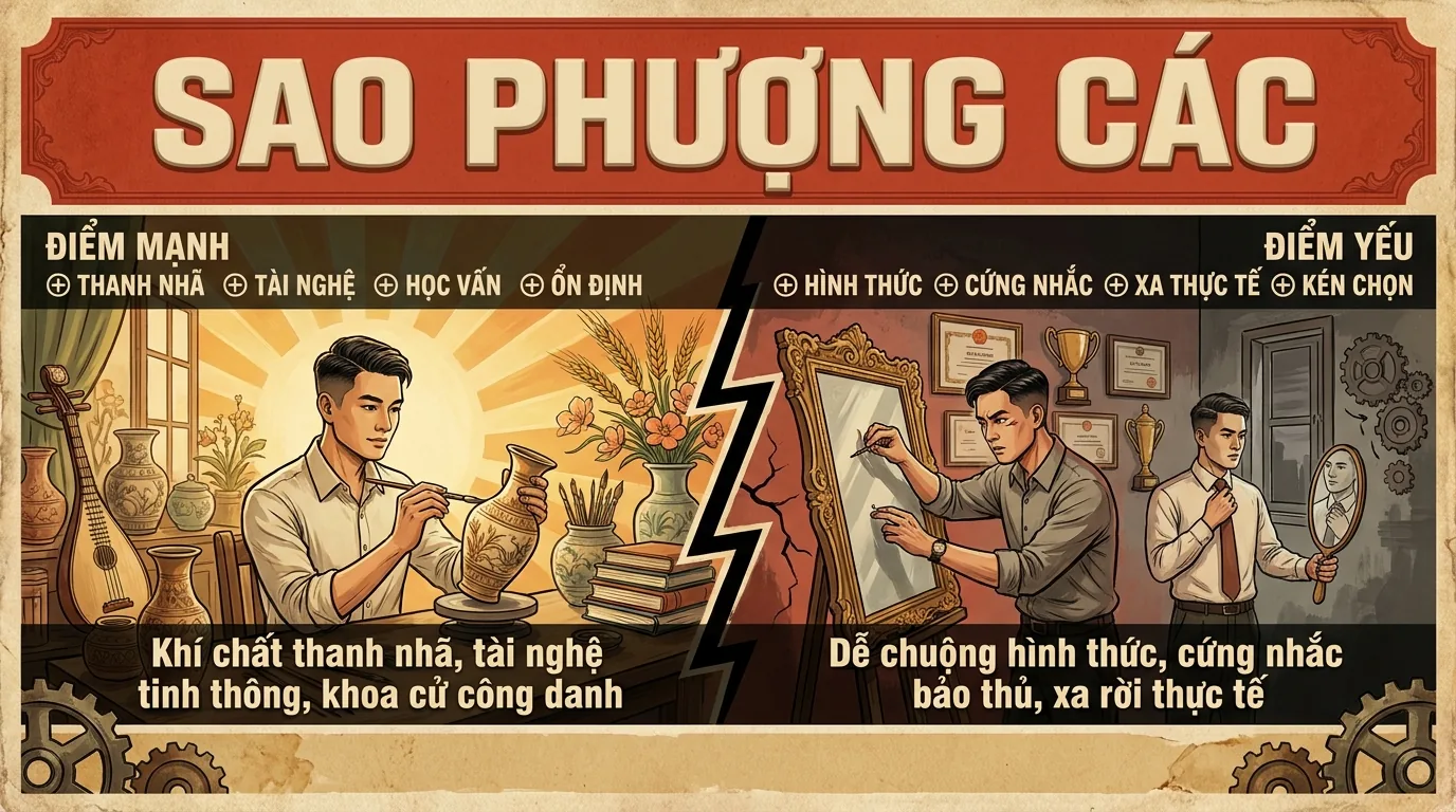 Sao Phượng Các, Phụ Tinh Thanh Nhã Tài Hoa Trong Tử Vi