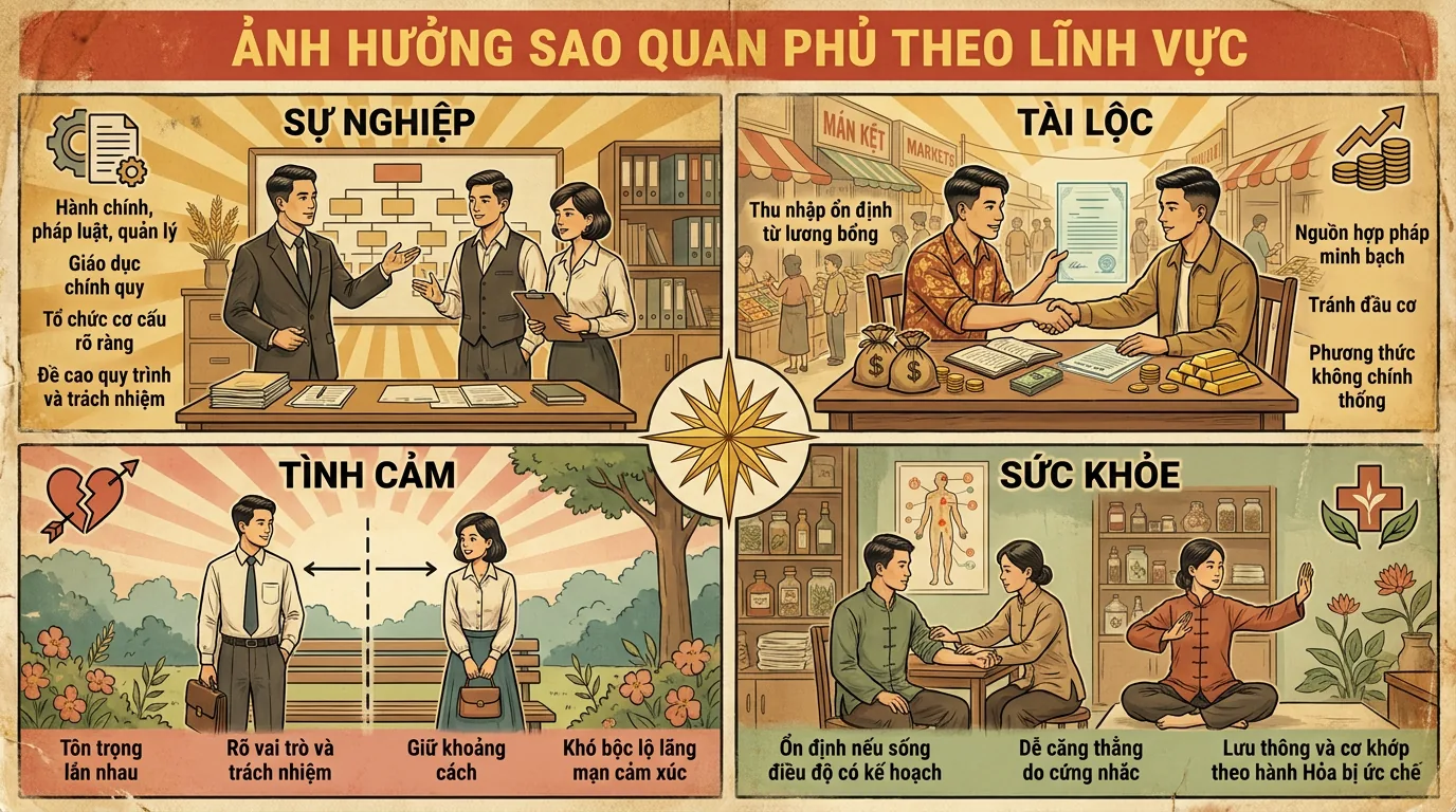 Ảnh Hưởng Theo Lĩnh Vực