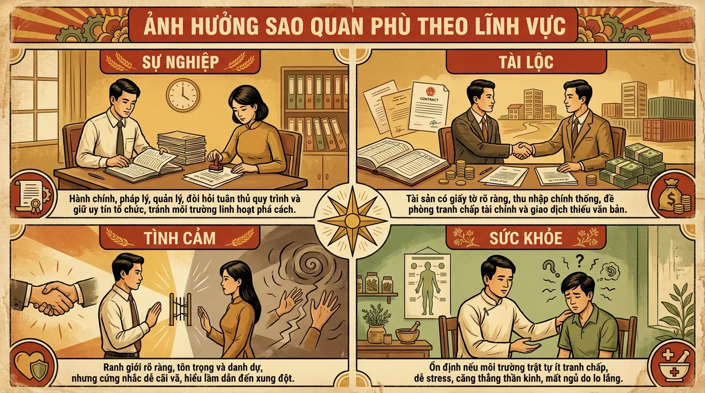 Ảnh Hưởng Theo Lĩnh Vực