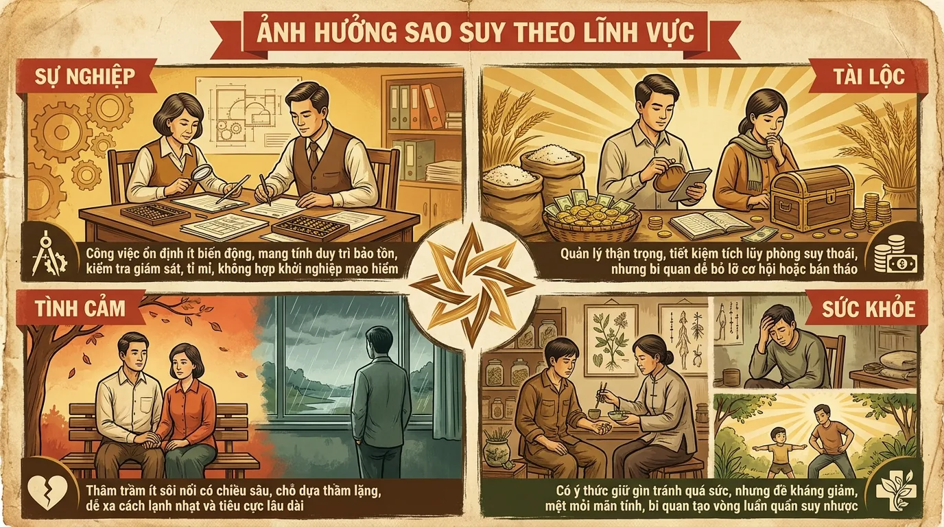 Ảnh Hưởng Theo Lĩnh Vực