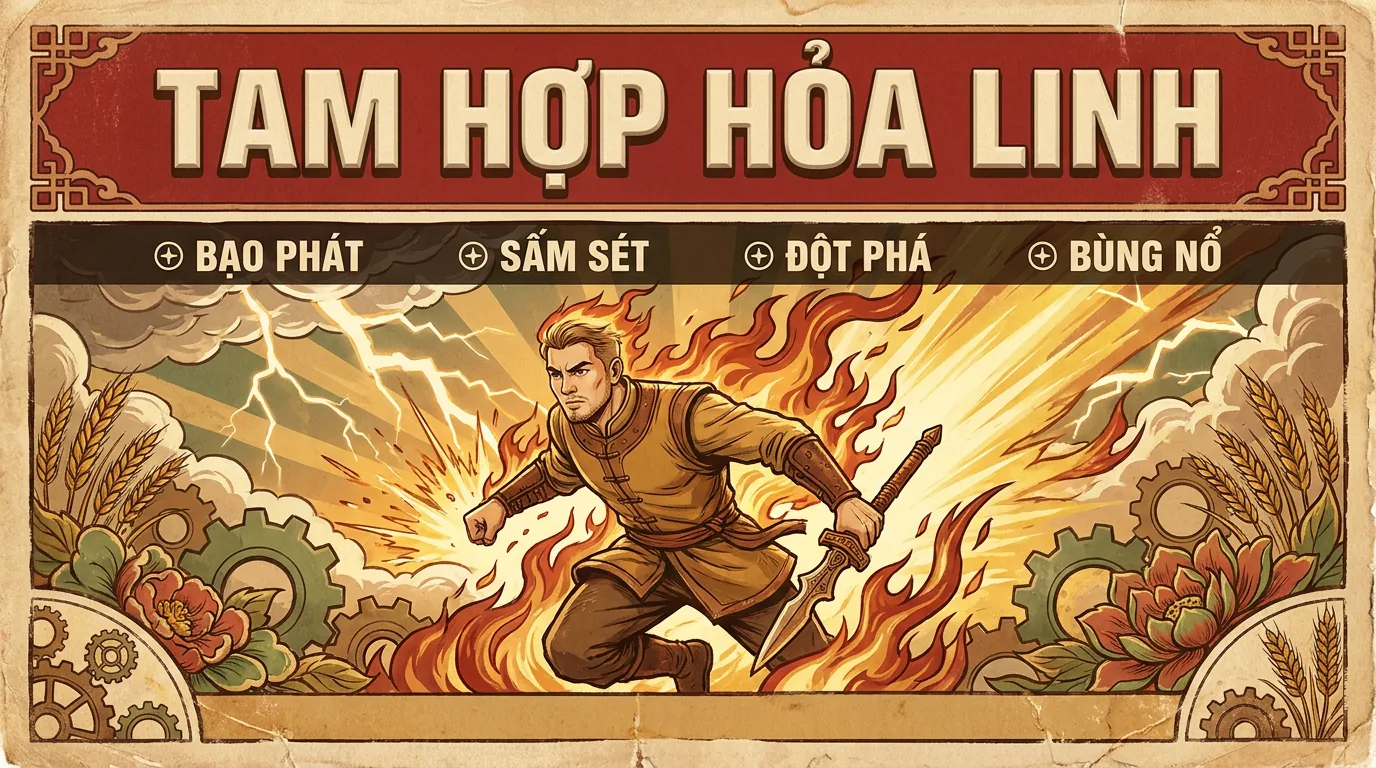 Tam Hợp Hỏa Linh - Cách Cục Tham Hỏa Bạo Phát