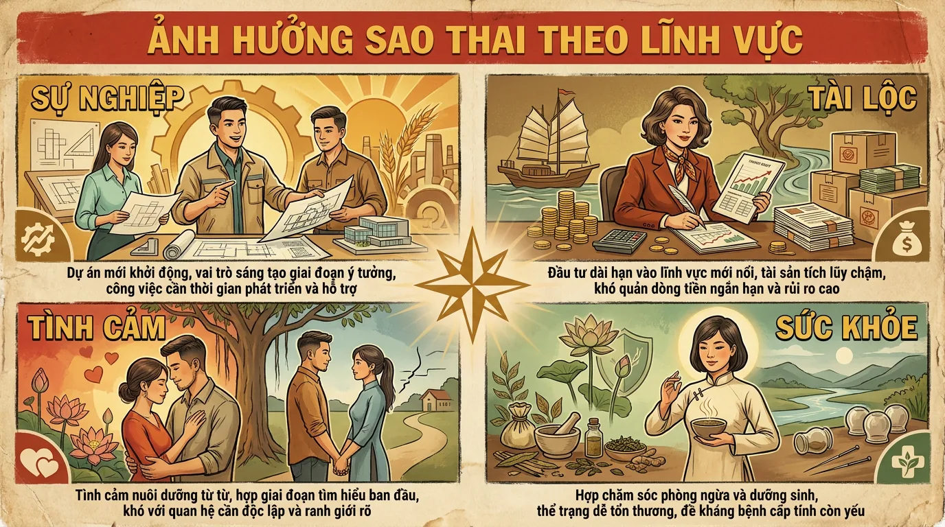 Ảnh Hưởng Theo Lĩnh Vực