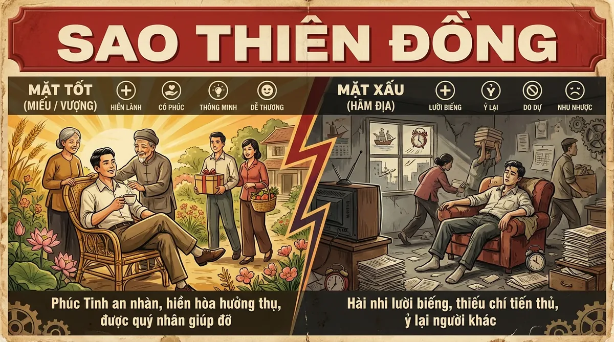 Sao Thiên Đồng Trong Tử Vi Đẩu Số