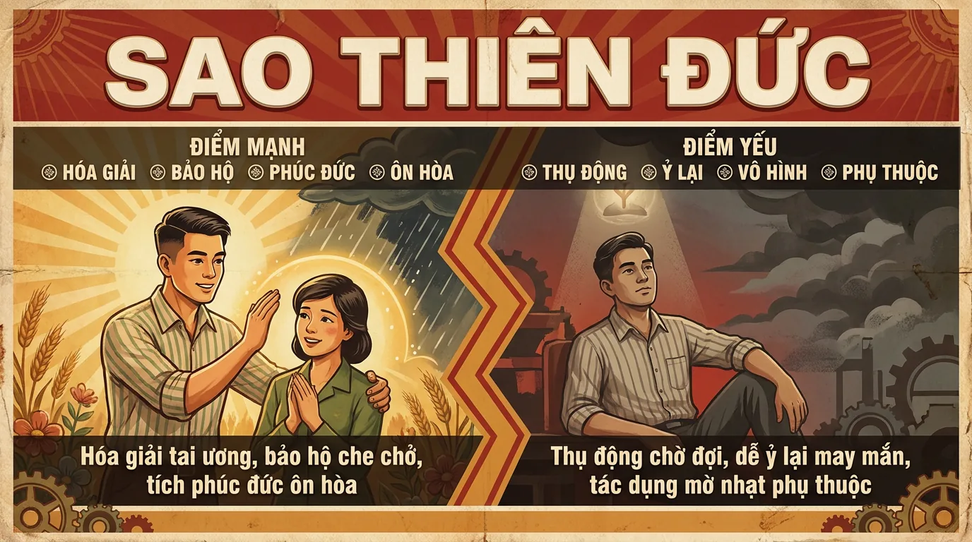 Sao Thiên Đức, Phụ Tinh Chủ Hóa Giải Và Phúc Đức Trong Tử Vi