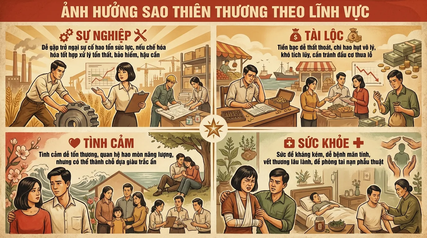 Ảnh Hưởng Theo Lĩnh Vực