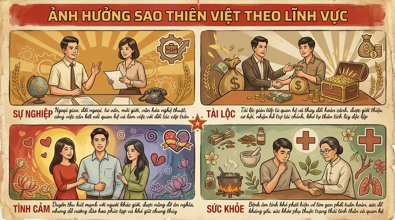 Ảnh Hưởng Theo Lĩnh Vực