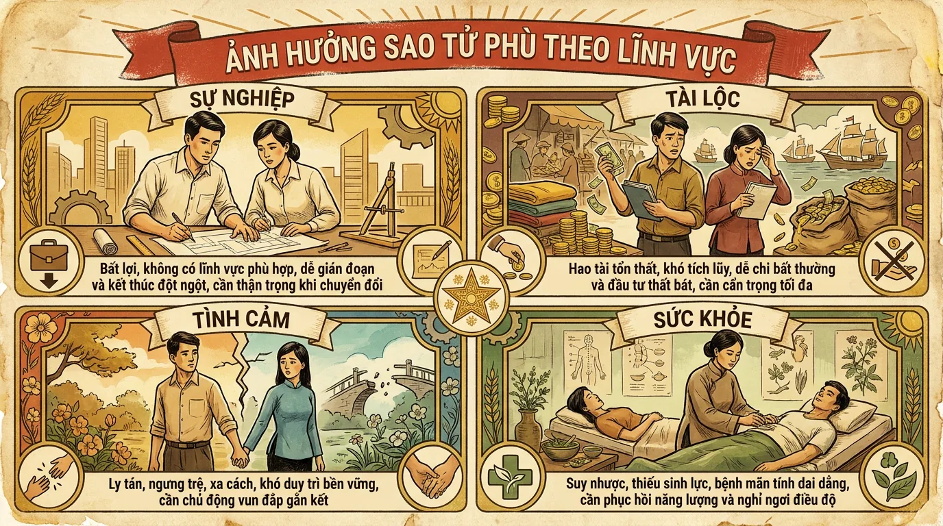 Ảnh Hưởng Theo Lĩnh Vực