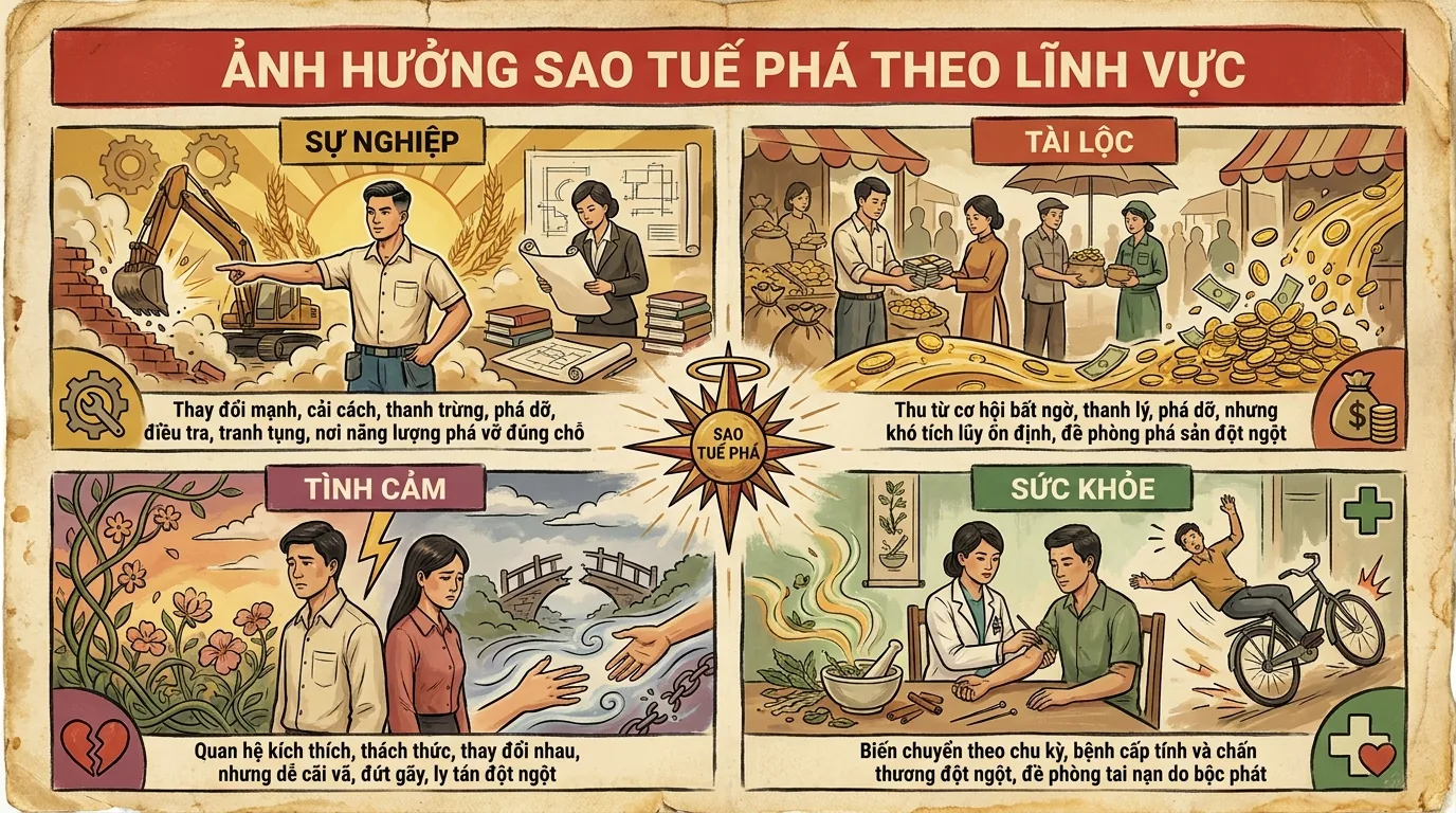 Ảnh Hưởng Theo Lĩnh Vực
